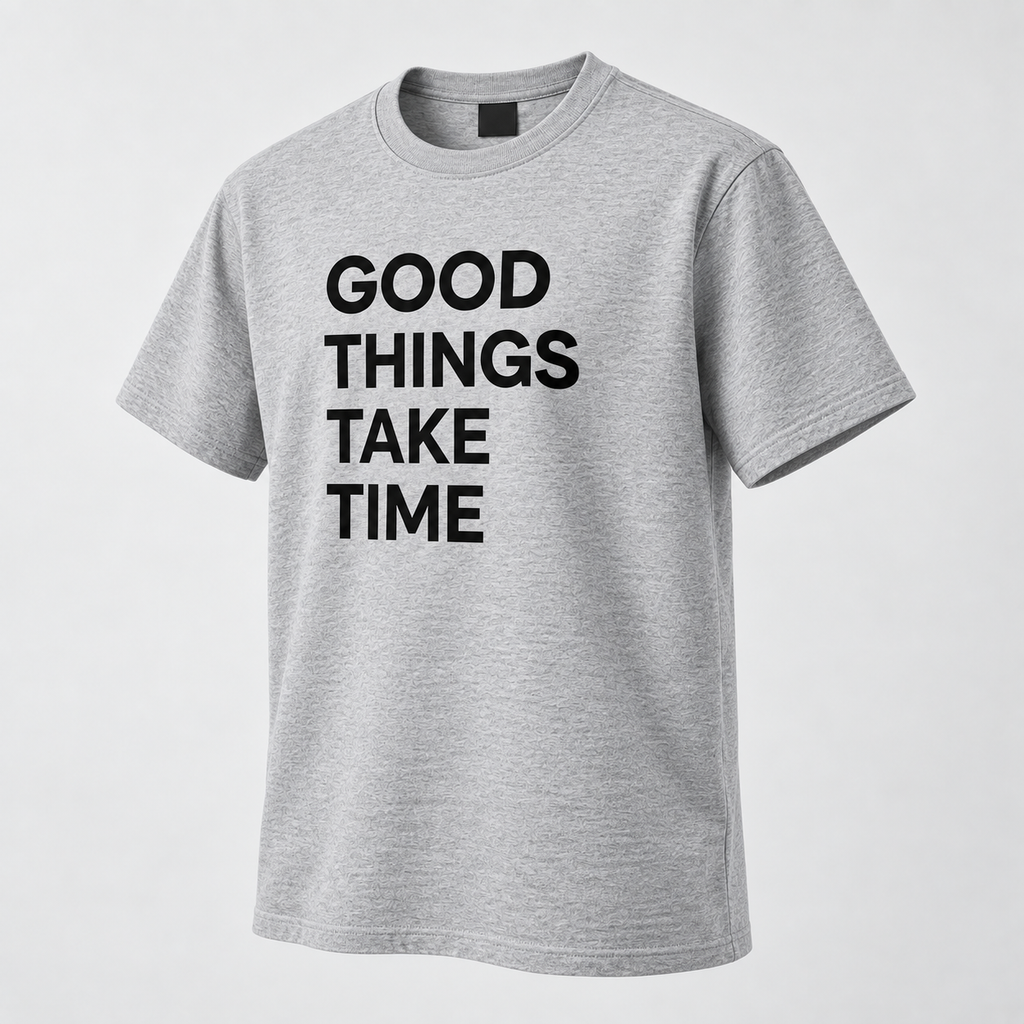 BULIYA Motivation Tee grey angled view