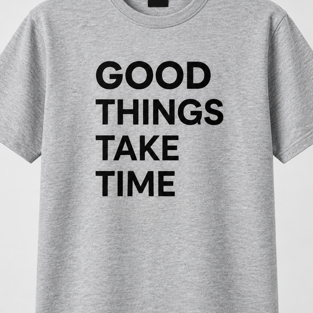 BULIYA Motivation Tee grey graphic detail