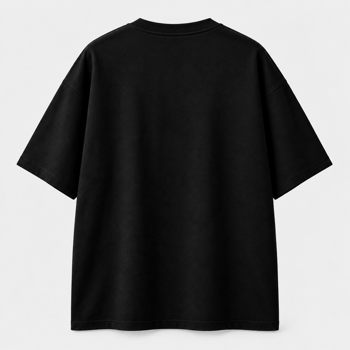 BULIYA Oversized Street Tee black back view