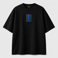 BULIYA Oversized Street Tee black front view
