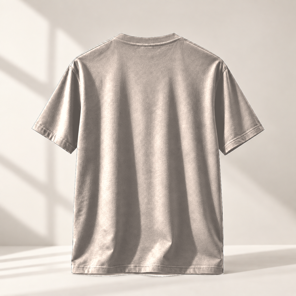 BULIYA Premium Cotton T-Shirt Cream back