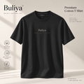 BULIYA Premium Cotton T-Shirt Jet Black hero