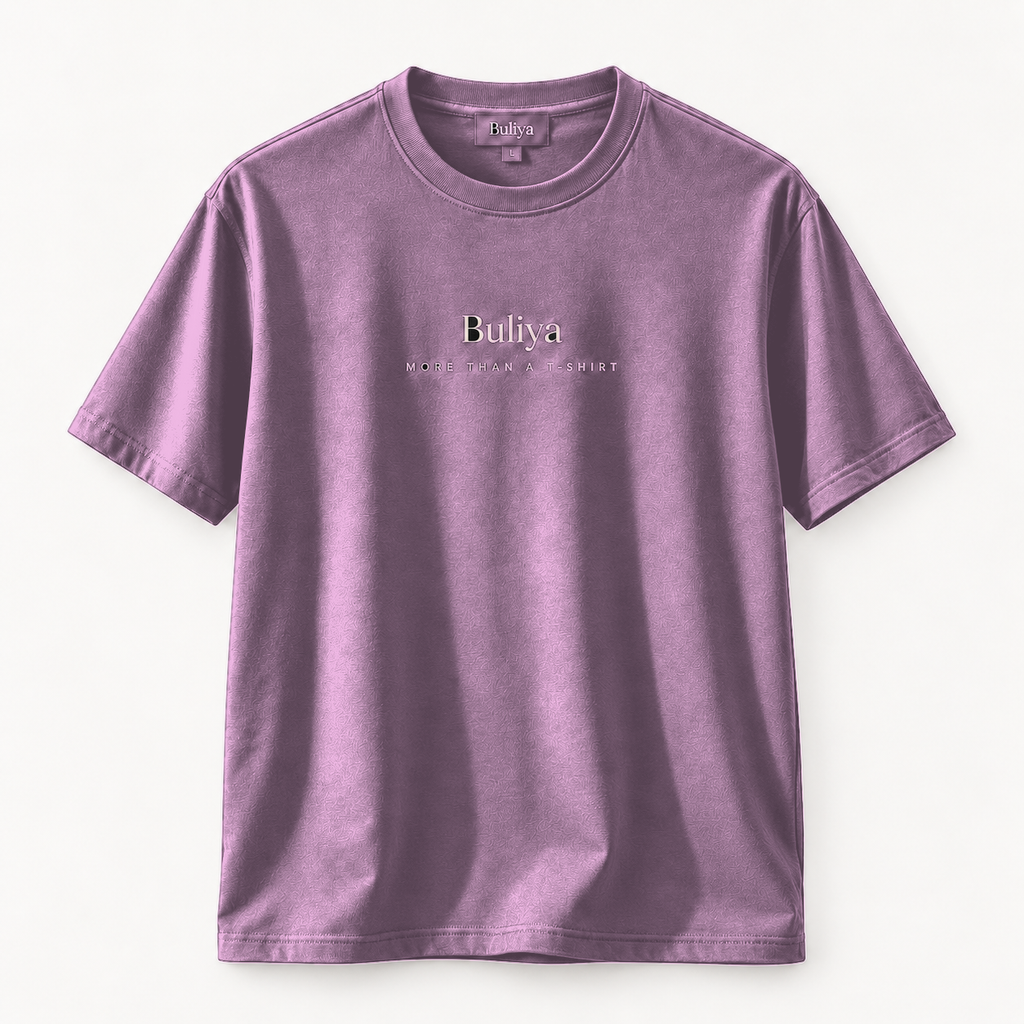 BULIYA Premium Cotton T-Shirt Lavender front