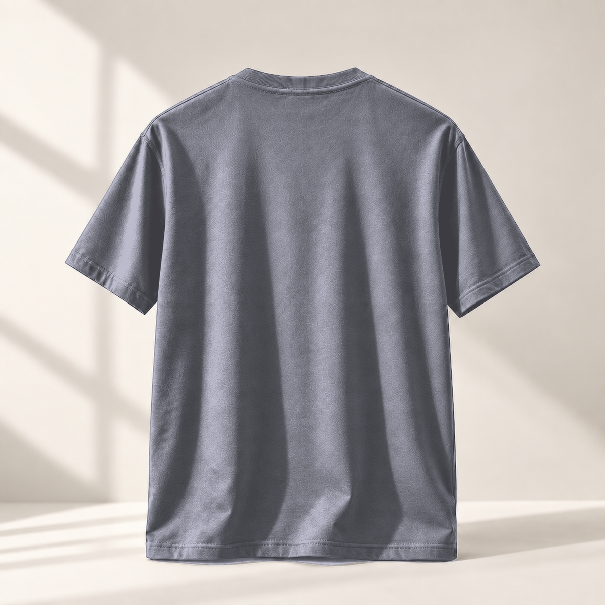 BULIYA Premium Cotton T-Shirt Light Blue back