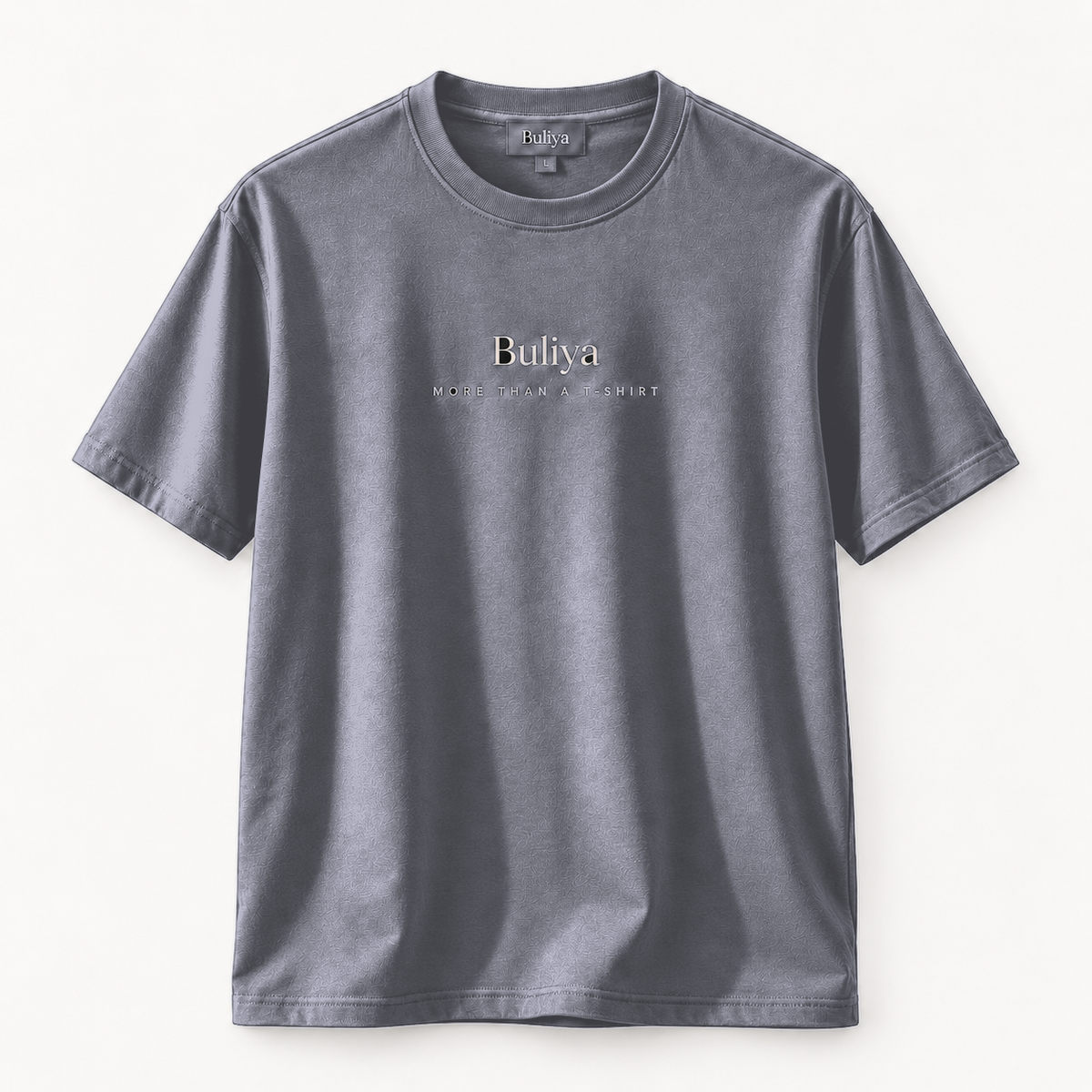 BULIYA Premium Cotton T-Shirt Light Blue front